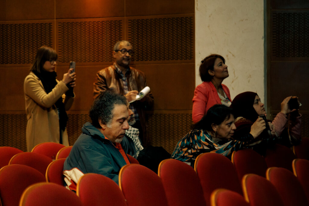 أجواء الندوة الصحفية لمهرجان بانوراما الفيلم القصير الدولي